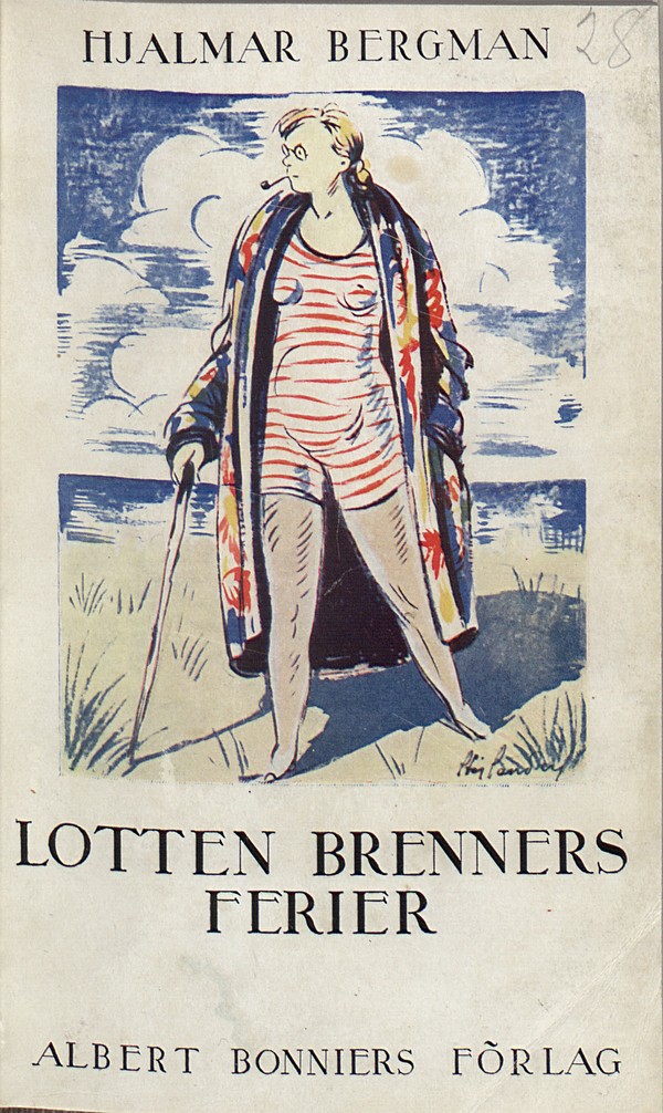 Lotten Brenners ferier, roman. Bokomslag till första upplagan, 1928.