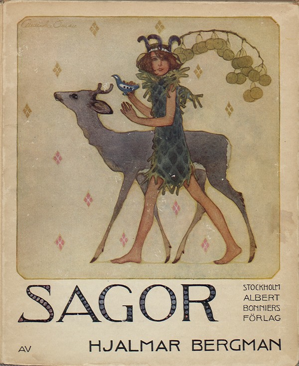 Sagor, sagosamling. Bokomslag till första upplagan, 1916.